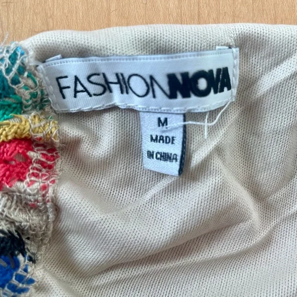 Rainbow Rocking Short Set Halter Top Chevron Ruffled - Picture 9 of 13